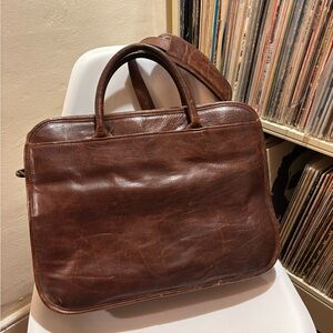 Moore and Giles Brown Leather Men's Bag